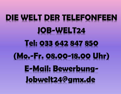 Telefonistin Job - Telefonistin gesucht Arbeit Stellenangebot 100 Homeoffice Tü